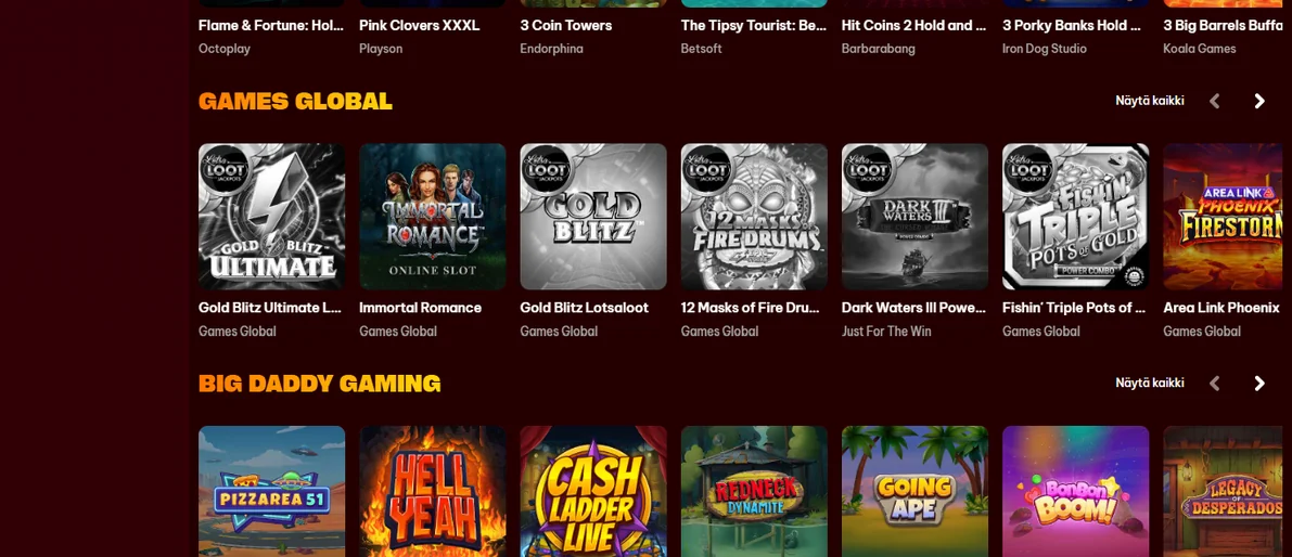 Voita Sticky Wildt peleissä