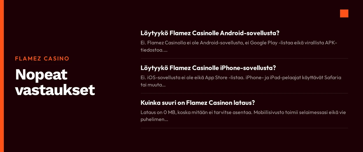 Katso mobiilipelauksen UKK-vastaukset.